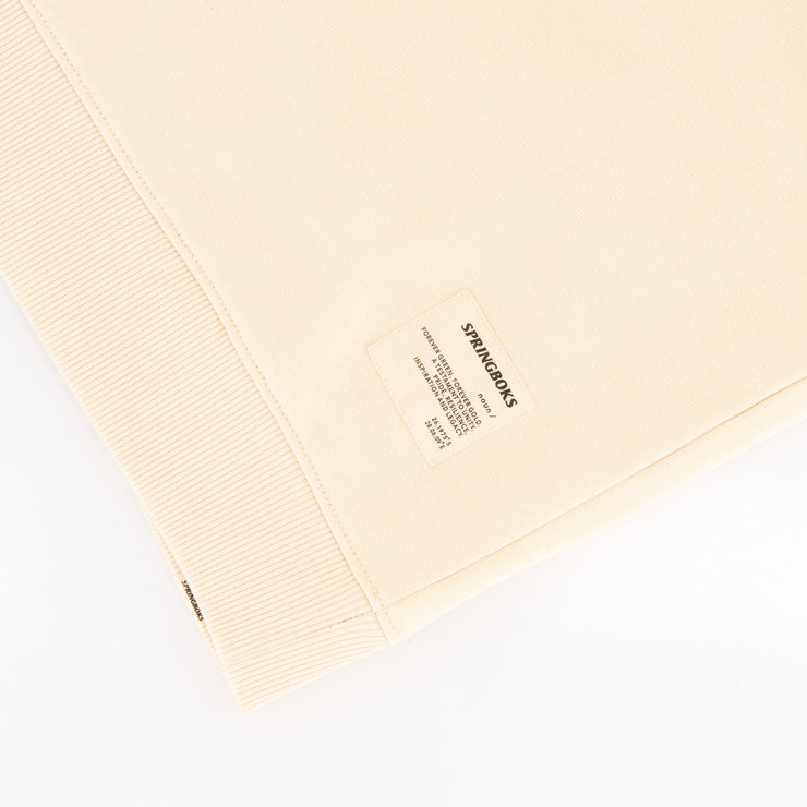 Springboks Word Quarter Zip Sweat-Ivory