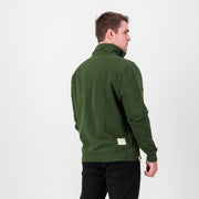 Springboks Word Quarter Zip Sweat-Military Olive