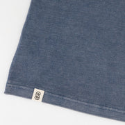 Stillknocks Acid Wash Boxy Crew Tee- Faded Denim