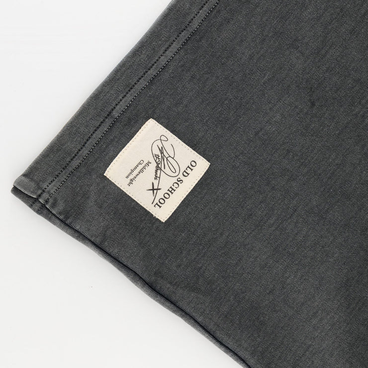 Stillknocks Acid Wash Boxy Crew Tee- Turb Grey