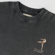 Stillknocks Acid Wash Boxy Crew Tee- Turb Grey