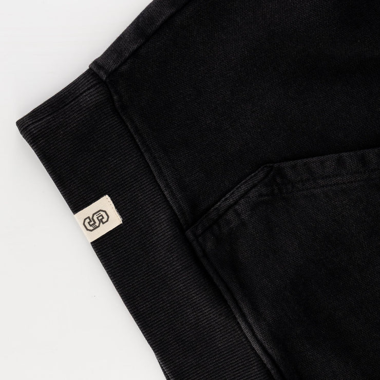 Stillknocks Acid Wash Hoodie Sweat- Black