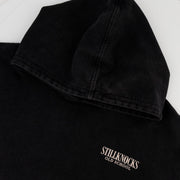 Stillknocks Acid Wash Hoodie Sweat- Black