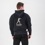 Stillknocks Acid Wash Hoodie Sweat- Black