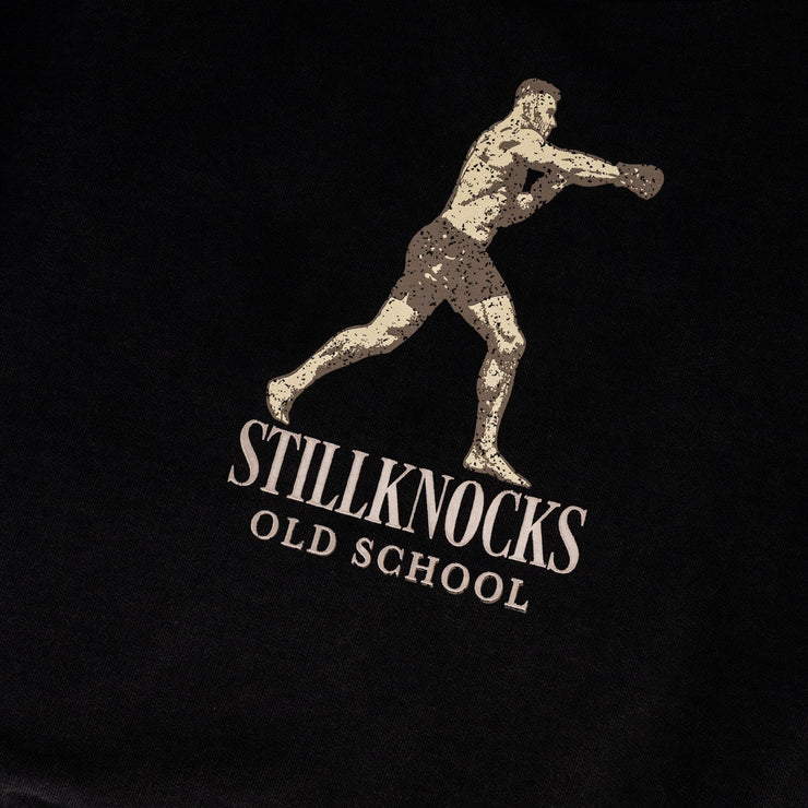 Stillknocks Acid Wash Hoodie Sweat- Black