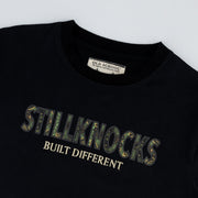 Stillknocks Built Diff Regular Crew Tee-Black