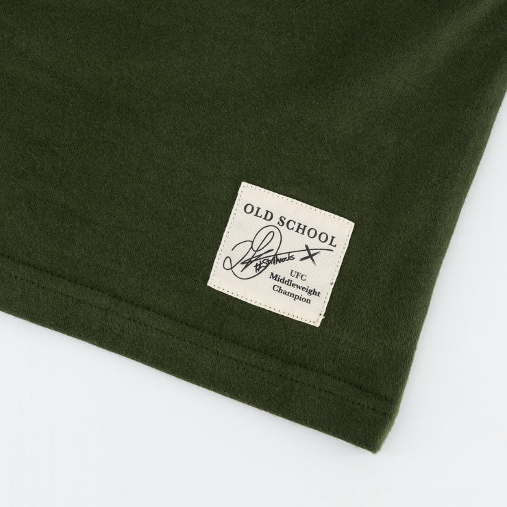 Stillknocks Built Diff Regular Crew Tee-Military Olive