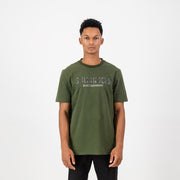 Stillknocks Built Diff Regular Crew Tee-Military Olive