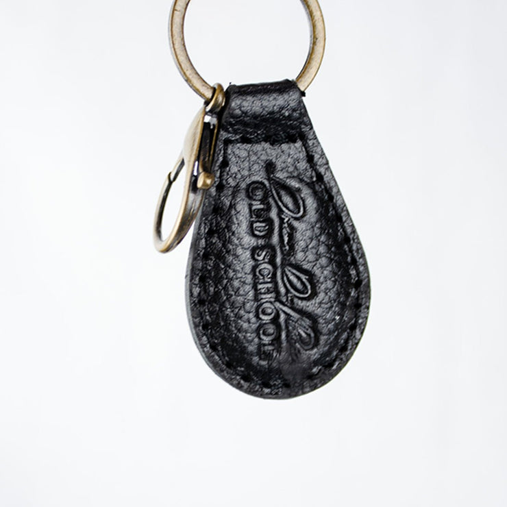 Stillknocks Leather Key Ring-Black