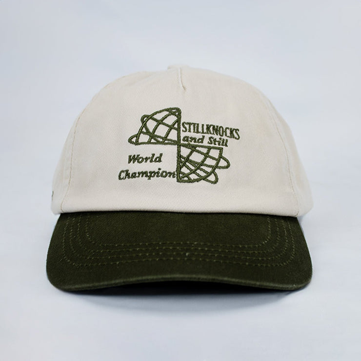 Stillknocks World Champ Two Tone Dad Cap-Ivory