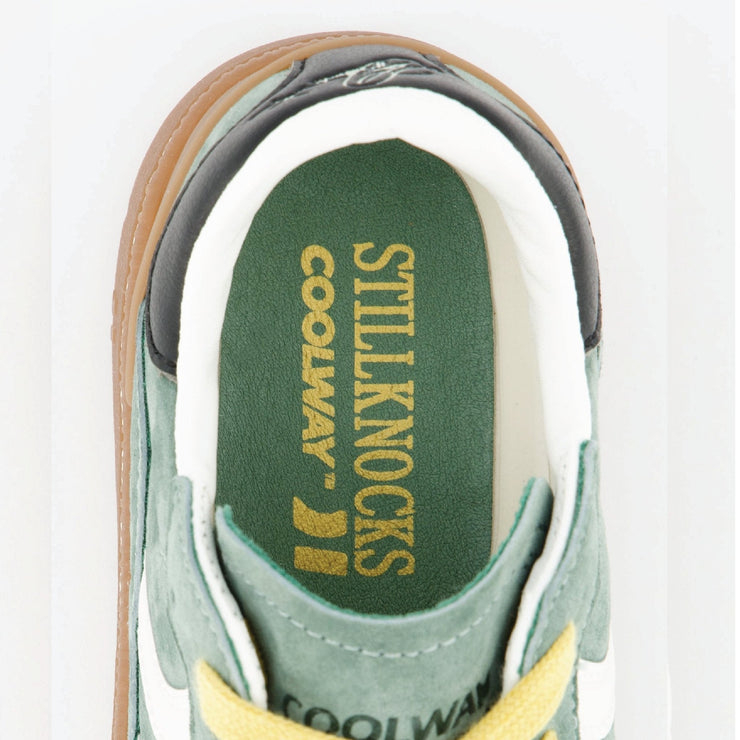 Stillknocks X Coolway X Old School Sneaker-Forest Green