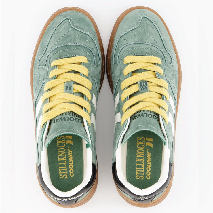Stillknocks X Coolway X Old School Sneaker-Forest Green
